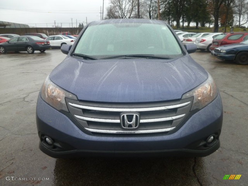 2013 CR-V EX AWD - Twilight Blue Metallic / Gray photo #7