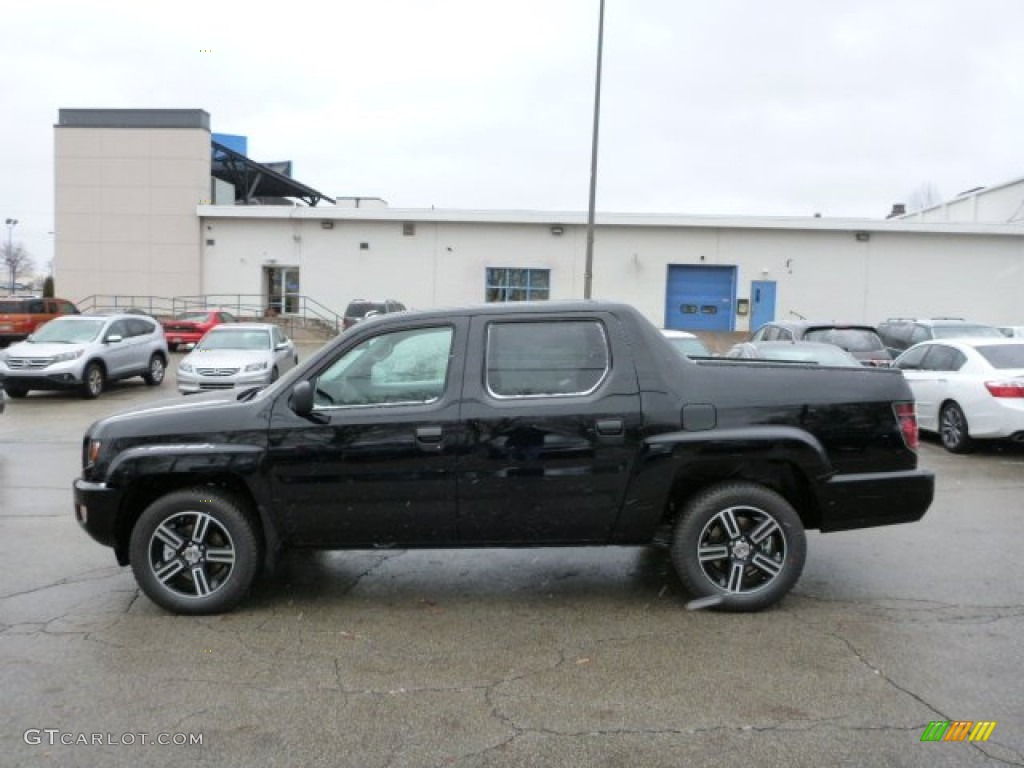 Crystal Black Pearl 2013 Honda Ridgeline Sport Exterior Photo #75080670