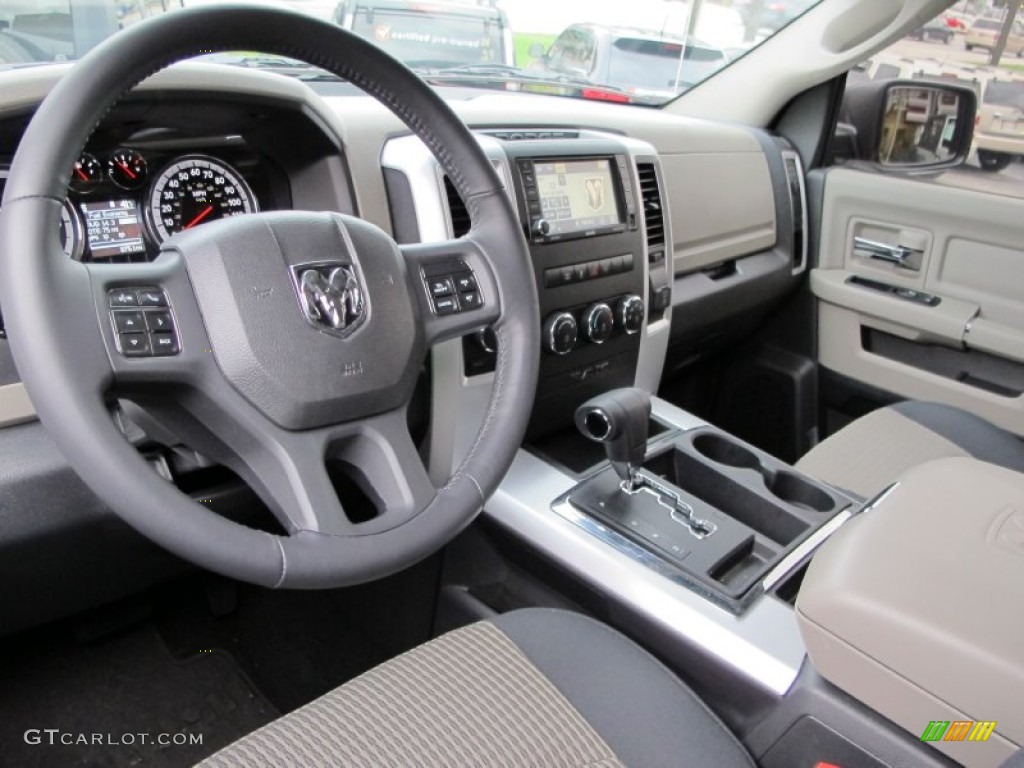 Dark Slate Gray/Medium Graystone Interior 2012 Dodge Ram 1500 Outdoorsman Crew Cab 4x4 Photo #75080706