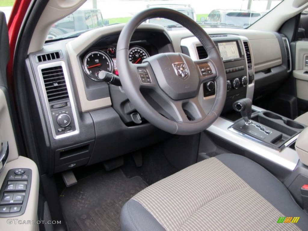 Dark Slate Gray/Medium Graystone Interior 2012 Dodge Ram 1500 Outdoorsman Crew Cab 4x4 Photo #75080724