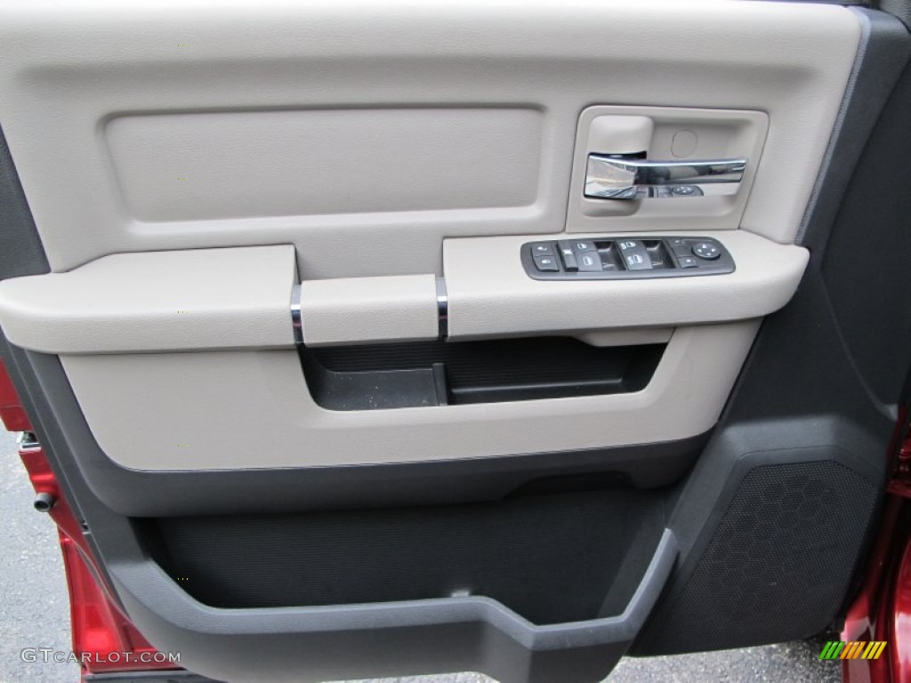 2012 Dodge Ram 1500 Outdoorsman Crew Cab 4x4 Dark Slate Gray/Medium Graystone Door Panel Photo #75080736