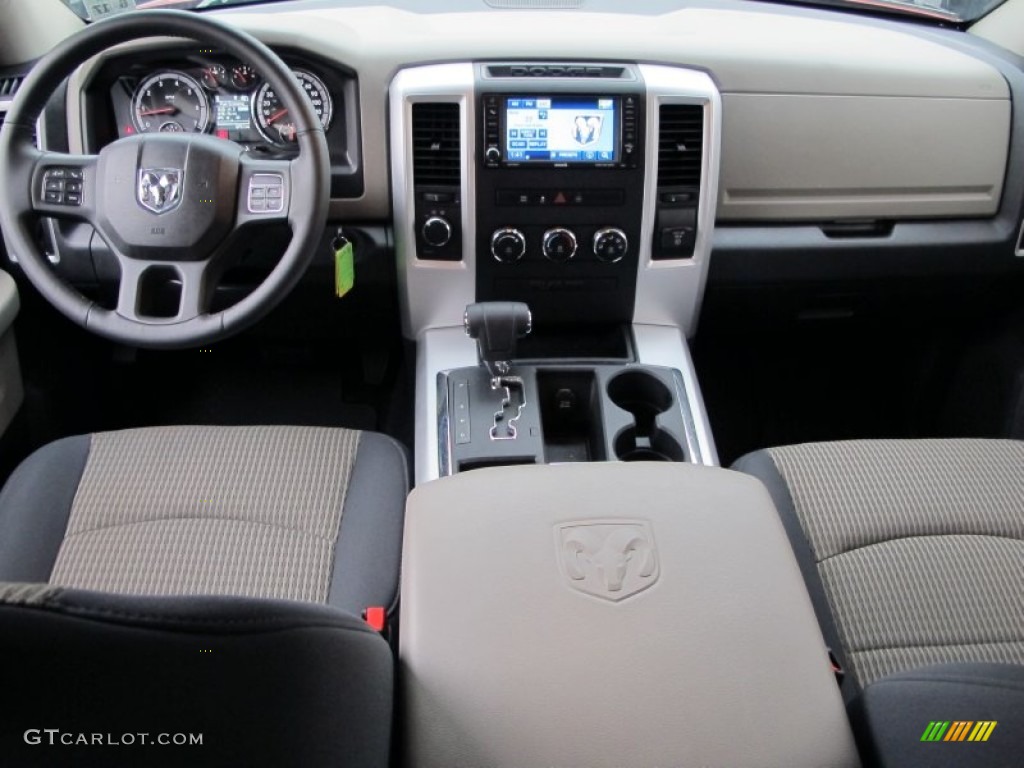 2012 Ram 1500 Outdoorsman Crew Cab 4x4 - Deep Cherry Red Crystal Pearl / Dark Slate Gray/Medium Graystone photo #21