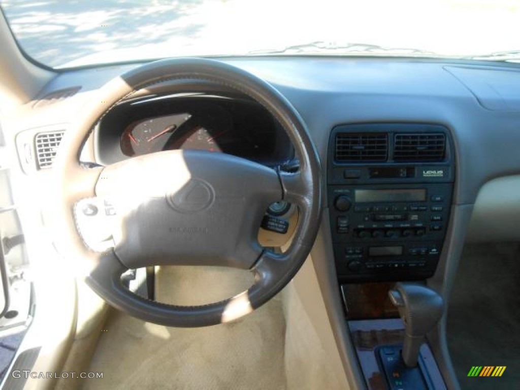 1998 ES 300 - Diamond White Pearl / Beige photo #8