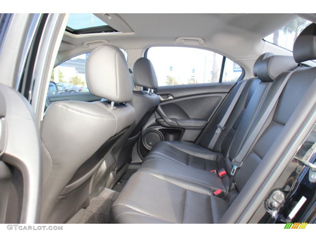 2009 TSX Sedan - Crystal Black Pearl / Ebony photo #13