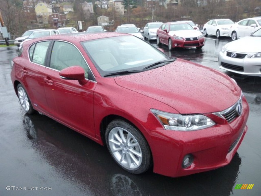 Matador Red Mica 2013 Lexus CT 200h Hybrid Premium Exterior Photo #75081874