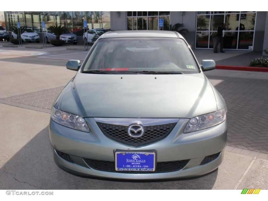 2003 MAZDA6 i Sedan - Sepang Green Metallic / Beige photo #2