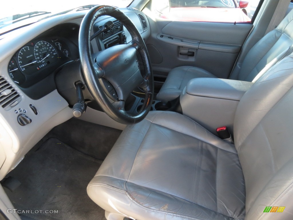 1999 Explorer XLT - Oxford White / Medium Graphite Grey photo #4