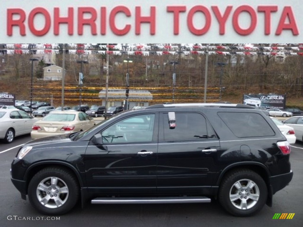 2011 Acadia SL AWD - Carbon Black Metallic / Ebony photo #1