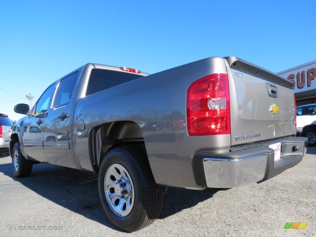 2013 Silverado 1500 LS Crew Cab - Graystone Metallic / Ebony photo #5