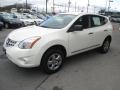 2011 Pearl White Nissan Rogue S AWD  photo #3