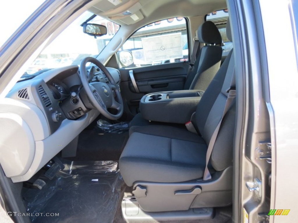 2013 Silverado 1500 LS Crew Cab - Graystone Metallic / Ebony photo #10