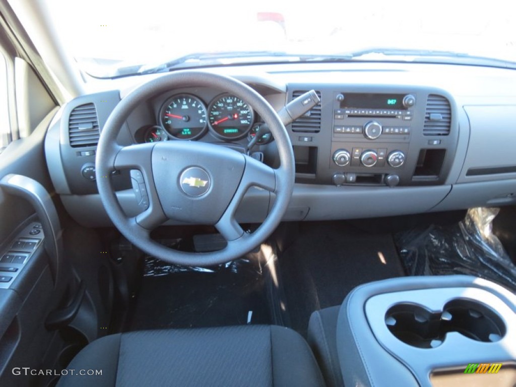 2013 Silverado 1500 LS Crew Cab - Graystone Metallic / Ebony photo #12