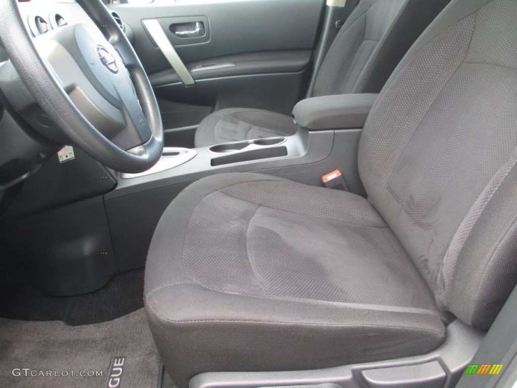 2011 Rogue S AWD - Pearl White / Black photo #12