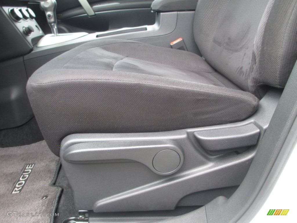 2011 Rogue S AWD - Pearl White / Black photo #13