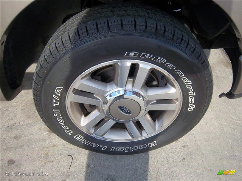 2005 F150 Lariat SuperCrew - Dark Stone Metallic / Tan photo #5