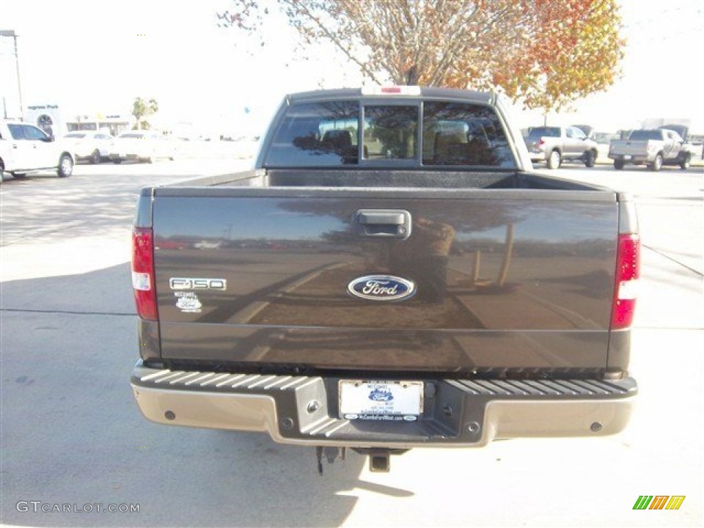 2005 F150 Lariat SuperCrew - Dark Stone Metallic / Tan photo #9