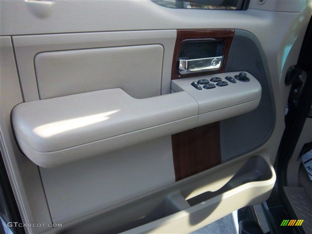 2005 F150 Lariat SuperCrew - Dark Stone Metallic / Tan photo #12