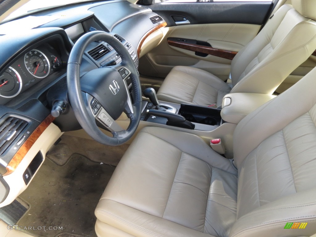 Ivory Interior 2011 Honda Accord EX-L V6 Sedan Photo #75084666