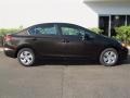 Kona Coffee Metallic - Civic LX Sedan Photo No. 2