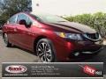 Crimson Red Pearl - Civic EX-L Sedan Photo No. 1