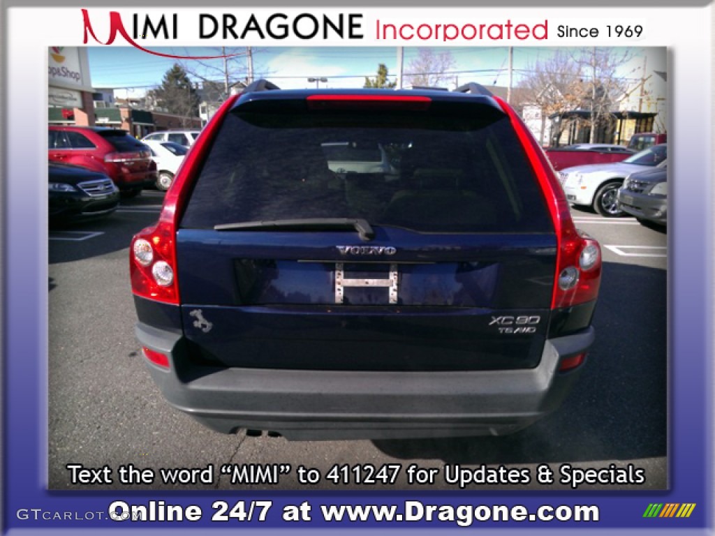 2003 XC90 T6 AWD - Nautic Blue Metallic / Graphite photo #5
