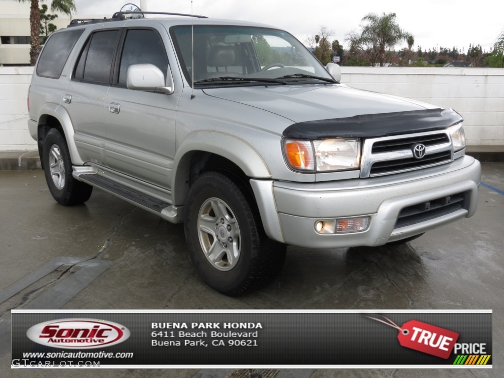 2000 4Runner Limited - Millennium Silver Metallic / Oak photo #1