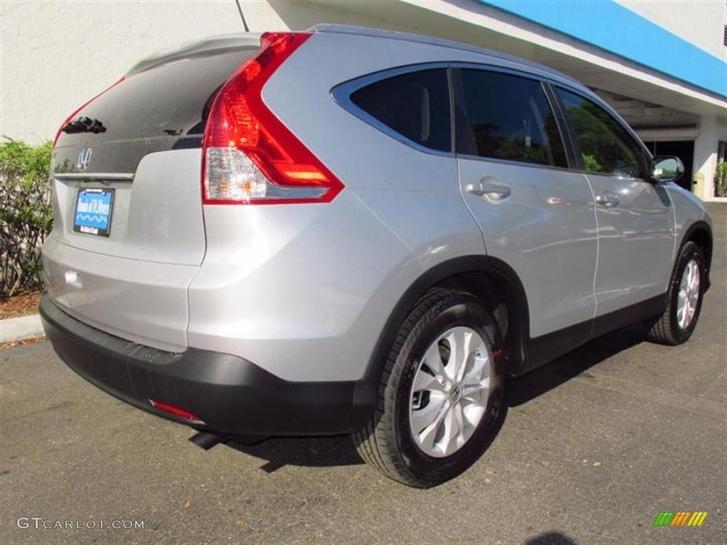 2013 CR-V EX-L - Alabaster Silver Metallic / Gray photo #3