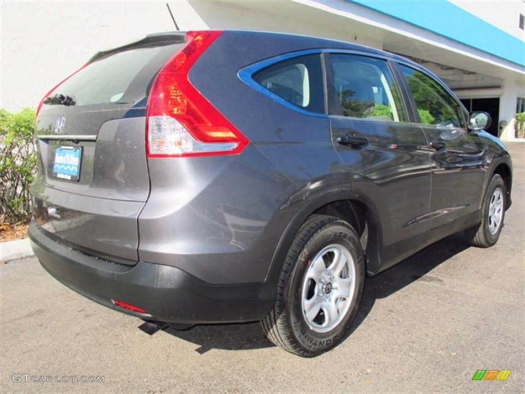 2013 CR-V LX - Polished Metal Metallic / Gray photo #3