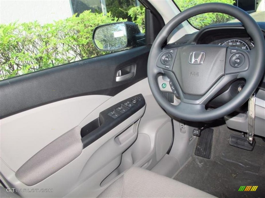 2013 CR-V LX - Polished Metal Metallic / Gray photo #5