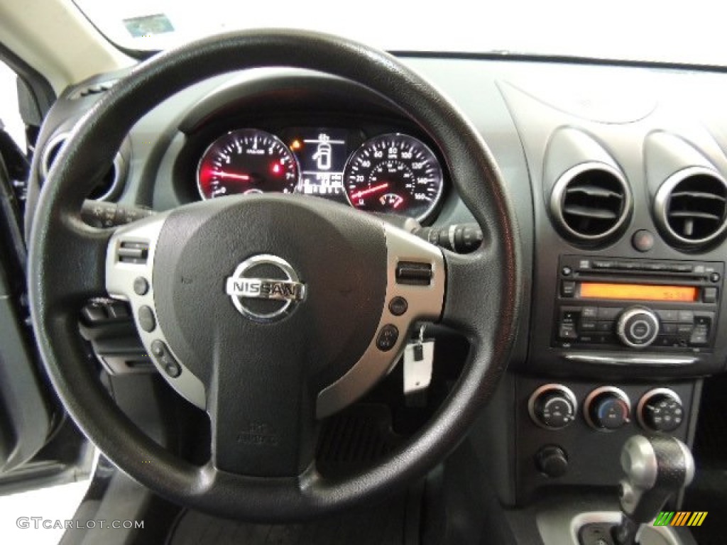 2011 Rogue S AWD Krom Edition - Wicked Black / Black photo #20