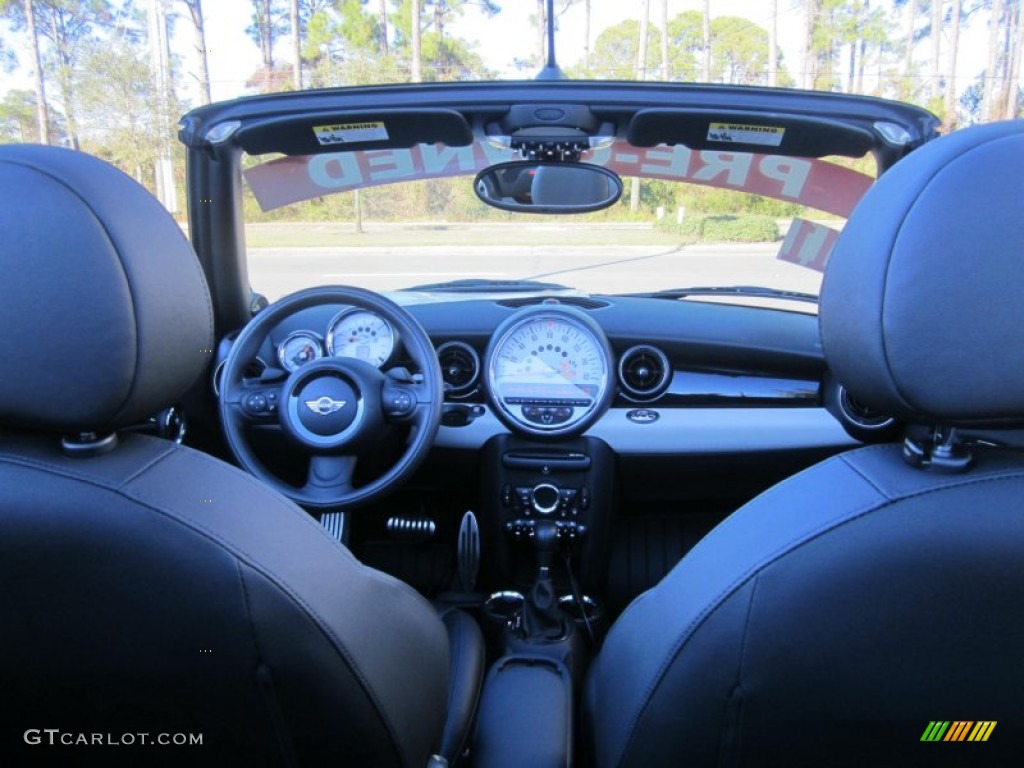 2011 Cooper S Convertible - Horizon Blue Metallic / Carbon Black photo #3