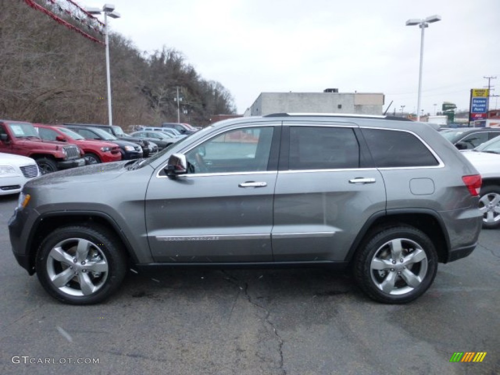 Mineral Gray Metallic 2013 Jeep Grand Cherokee Overland 4x4 Exterior Photo #75087786