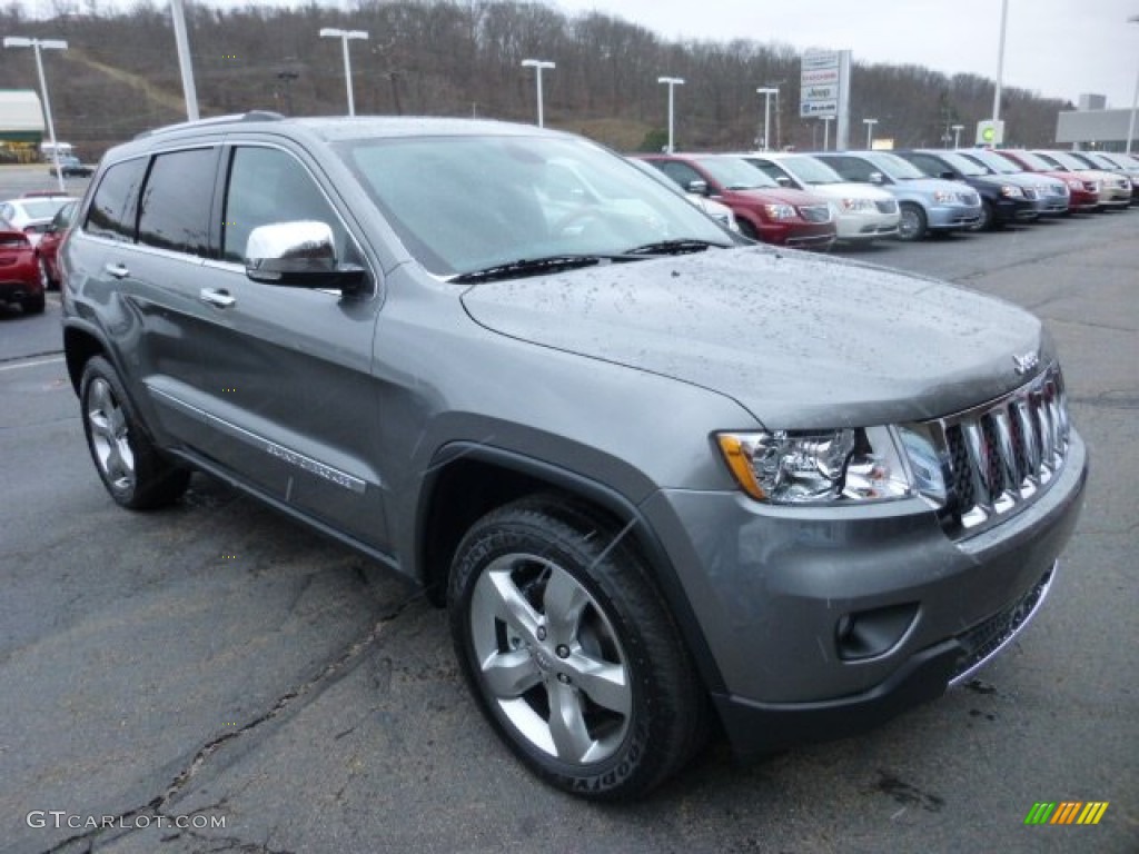 Mineral Gray Metallic 2013 Jeep Grand Cherokee Overland 4x4 Exterior Photo #75087882