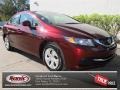 Crimson Red Pearl - Civic LX Sedan Photo No. 1