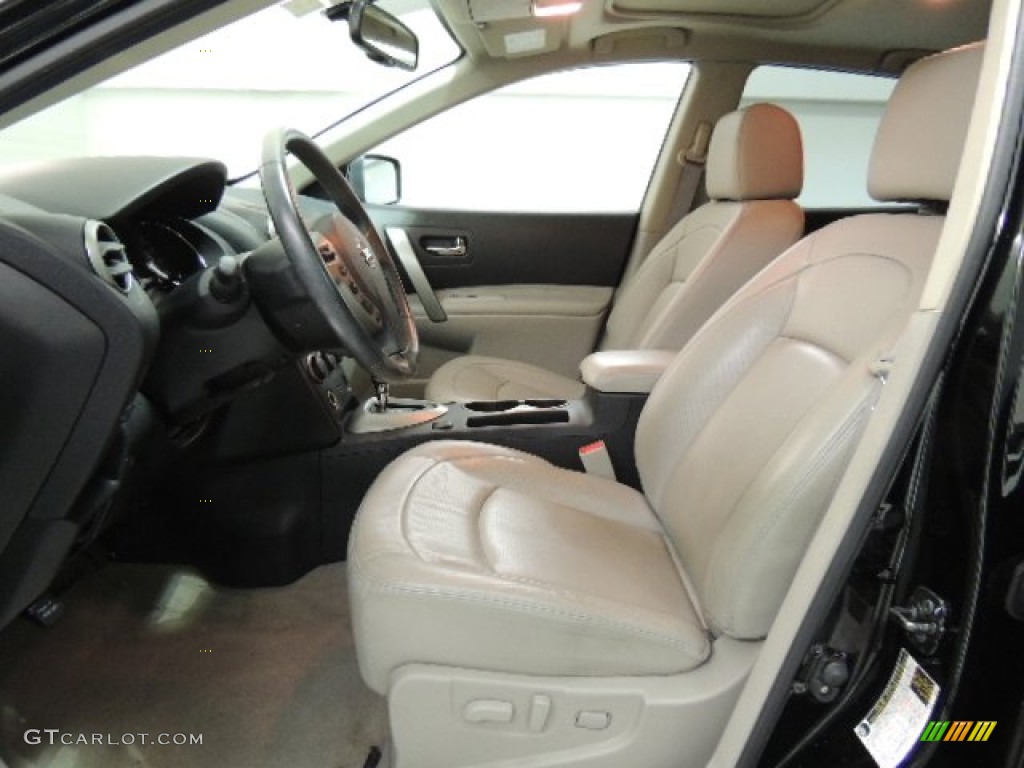 2011 Rogue SL AWD - Wicked Black / Gray photo #16