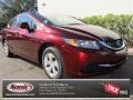 Crimson Red Pearl - Civic LX Sedan Photo No. 1