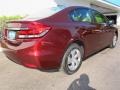 Crimson Red Pearl - Civic LX Sedan Photo No. 3