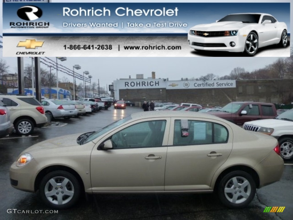 2007 Cobalt LT Sedan - Sandstone Metallic / Neutral Beige photo #1