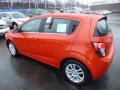 2013 Inferno Orange Metallic Chevrolet Sonic LT Hatch  photo #2