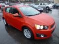 2013 Inferno Orange Metallic Chevrolet Sonic LT Hatch  photo #8