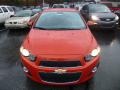 2013 Inferno Orange Metallic Chevrolet Sonic LT Hatch  photo #9