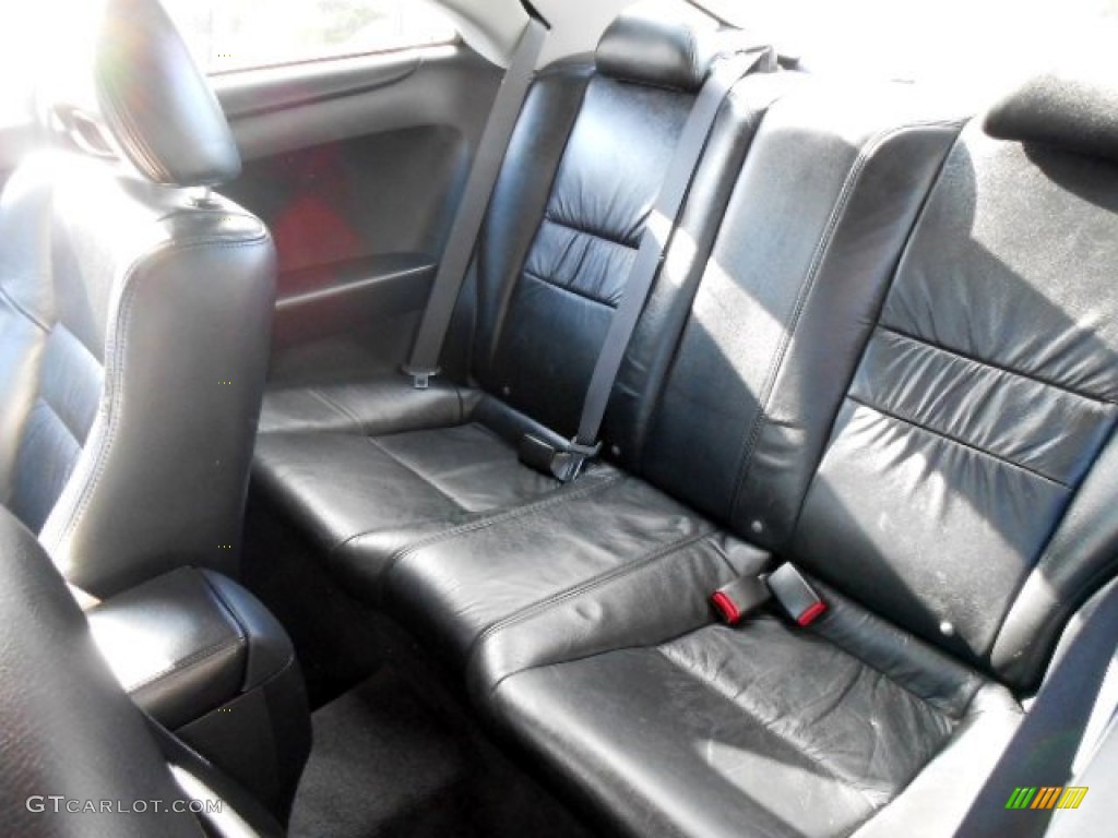 2003 Accord EX V6 Coupe - Satin Silver Metallic / Black photo #10