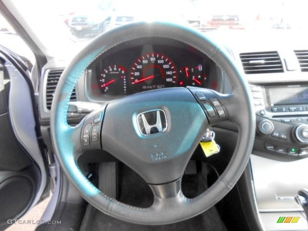 2003 Accord EX V6 Coupe - Satin Silver Metallic / Black photo #12