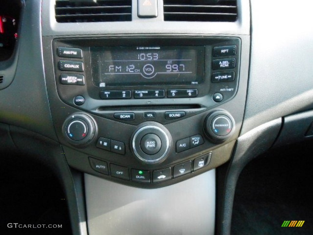 2003 Accord EX V6 Coupe - Satin Silver Metallic / Black photo #16