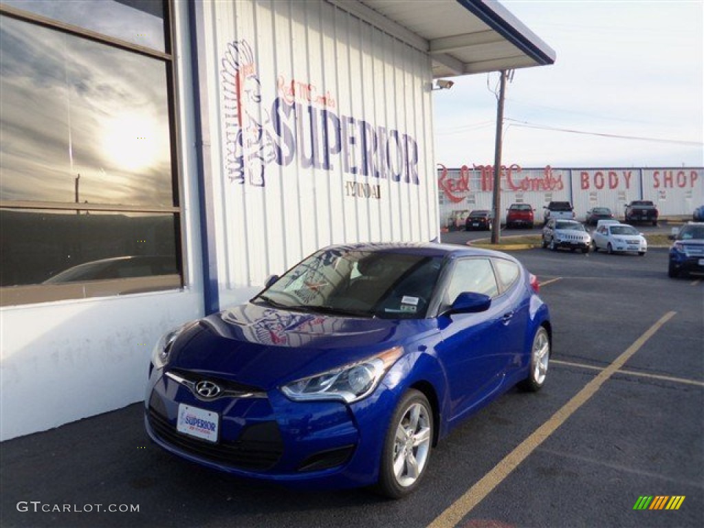 Marathon Blue Hyundai Veloster