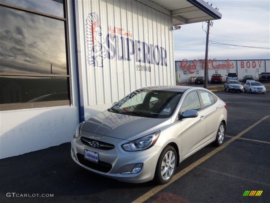 2013 Accent GLS 4 Door - Ironman Silver / Gray photo #1