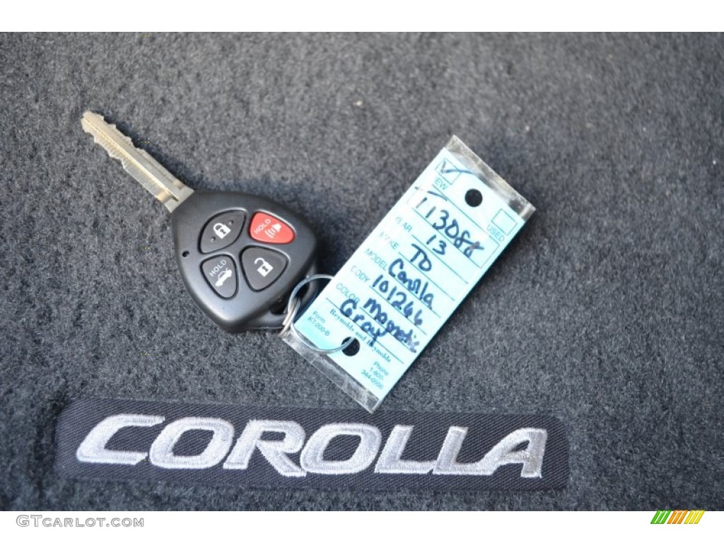 2013 Corolla S - Magnetic Gray Metallic / Dark Charcoal photo #31