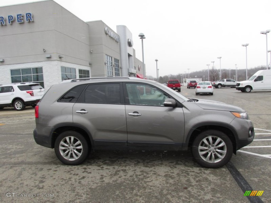 2011 Sorento LX V6 - Titanium Silver / Gray photo #2