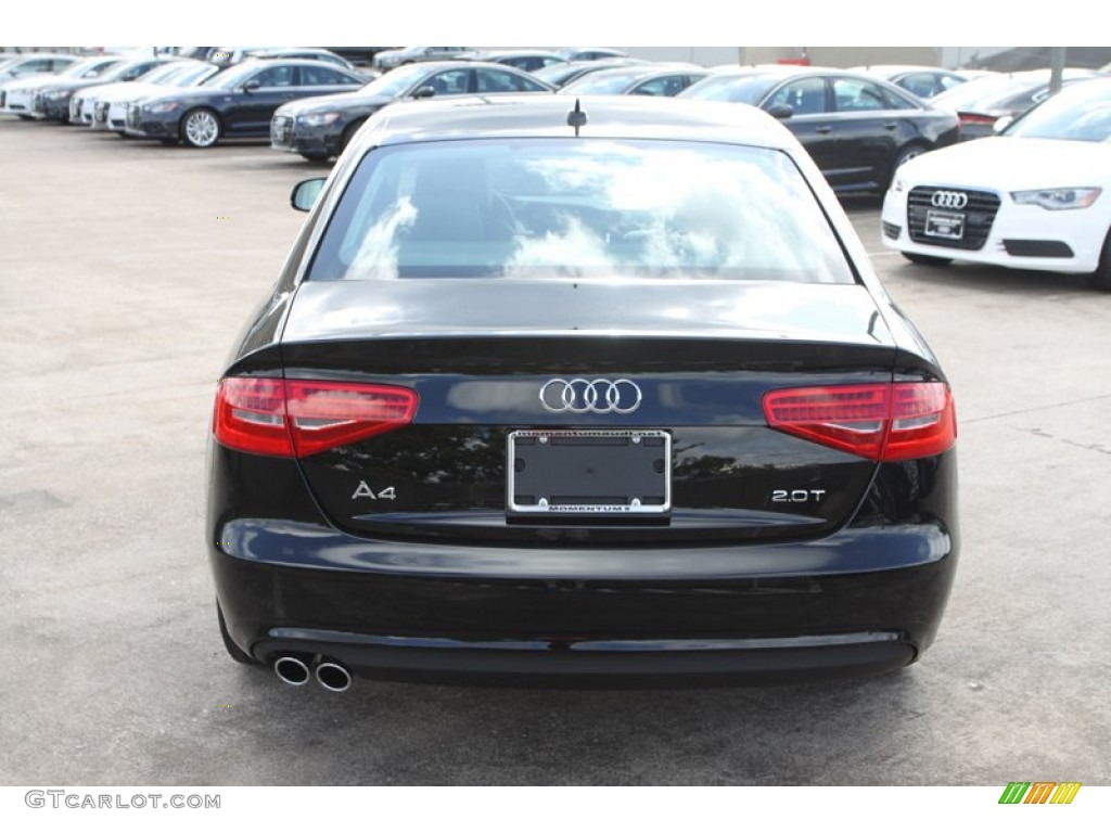 2013 A4 2.0T Sedan - Brilliant Black / Black photo #7