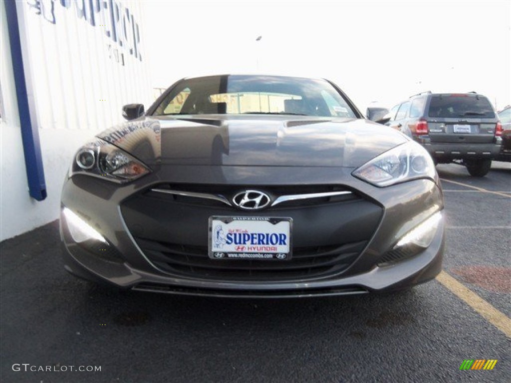 2013 Genesis Coupe 3.8 Grand Touring - Gran Premio Gray / Black Leather photo #3